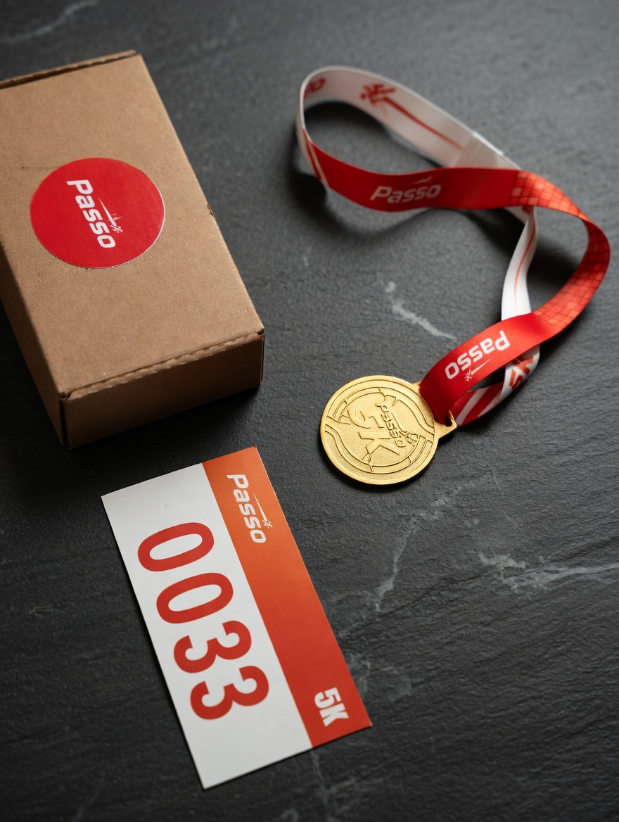 Kit Dorada Premium Passo Runners desempacado