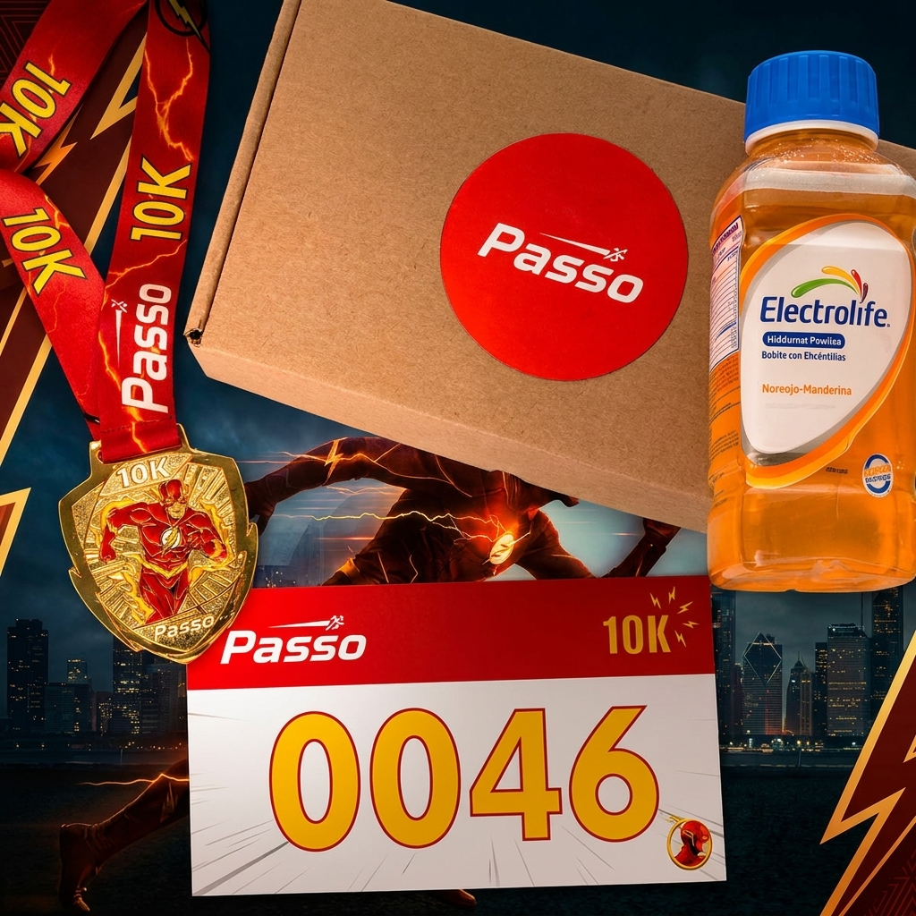 Kit Flash Passo Runners desempacado
