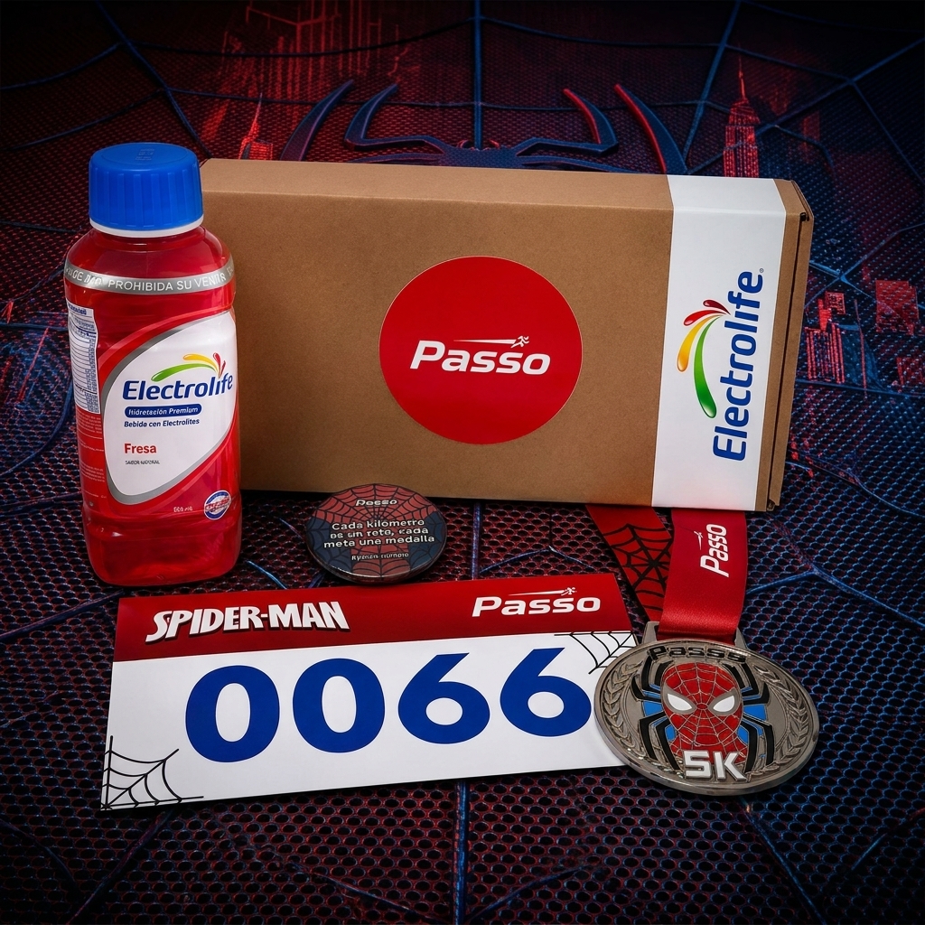 Kit Spider-Man Passo Runners desempacado